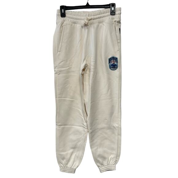 adidas IT1743 HOLIDAY SWEAT PANTS chalk white womens size XS New - Picture 1 of 5